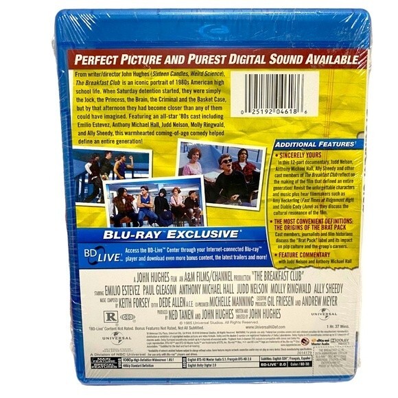 The Breakfast Club 25th Anniversary Blu-ray - Picture 2 of 3